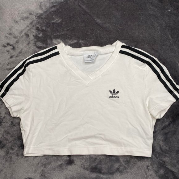 Adidas Cropped Tee - Picture 2 of 3